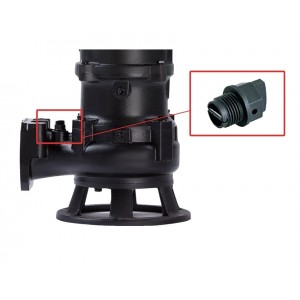 Насос канализационный CNP 150WQ200-16-15ACW(I) 15кВт 3х380В чугунный с автоматической трубной муфтой и режущим механизмом DN 150 кабель 9м 40гр.