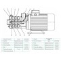 Насос многоступенчатый горизонтальный CNP CHLF(T)20-40LSWPC 4,4кВт 3х380В PN 10 70гр., нержавеющая сталь с чугунными патрубками Насос многоступенчатый горизонтальный CNP CHLF(T)20-40LSWPC 4,4кВт 3х380В PN 10 70гр., нержавеющая сталь с чугунными патрубками