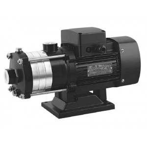 Насос многоступенчатый горизонтальный CNP CHLF(T)4-40LDWPC 0,75кВт 1х220В PN 10 70гр., нержавеющая сталь с чугунными патрубками